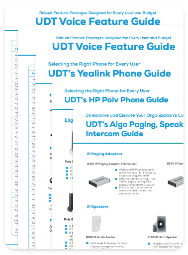 UDT Feature Chart